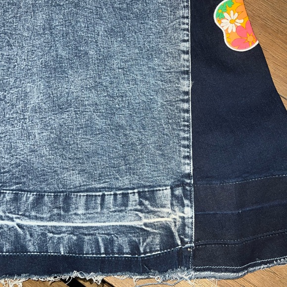 CURRENT MOOD BELL BOTTOM JEANS~ RETRO 1970”S SUPER CUTE RARE SIZE XXL FITS 12/13 - Picture 6 of 7